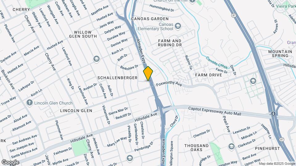 2963 Almaden Rd Mapa y Detalles de la Ubicación