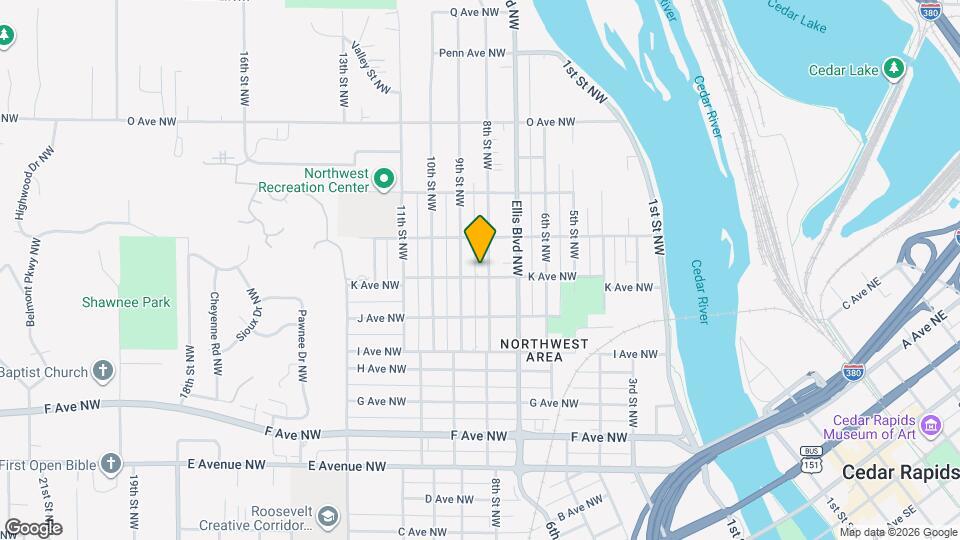 1204 8th St NW Map and Location Details