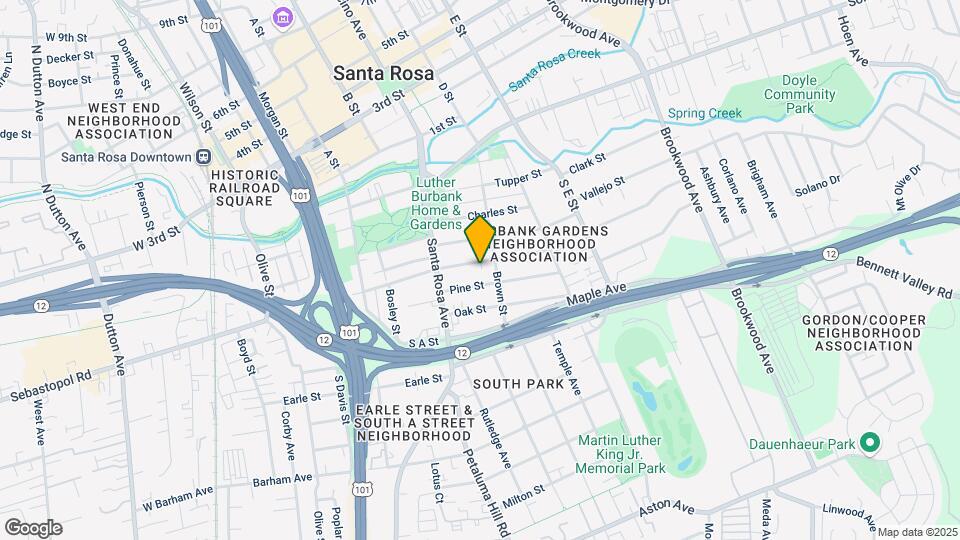 654 Mill St Map and Location Details