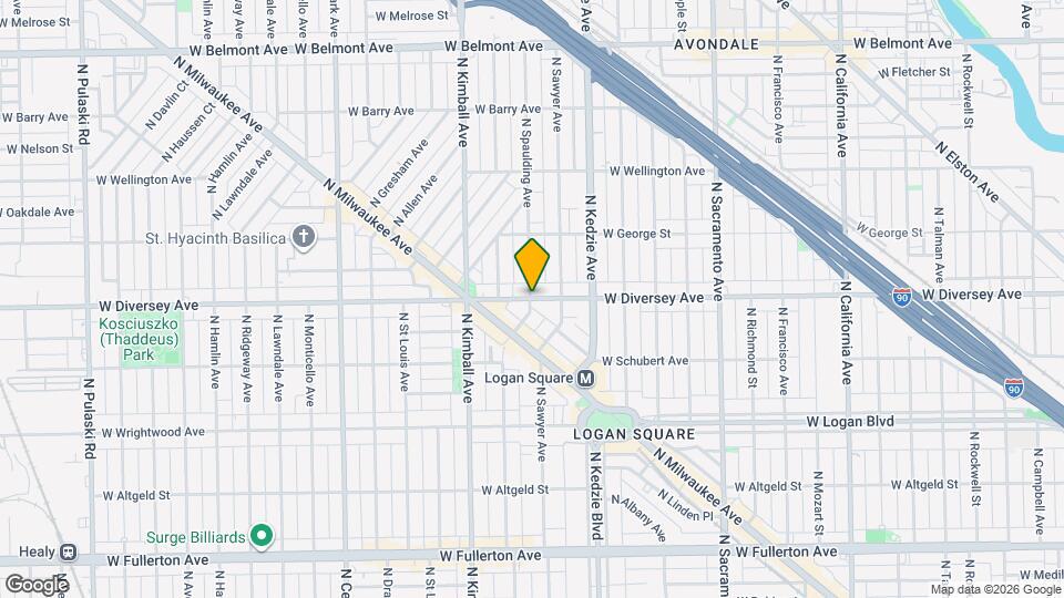 3306 N Spaulding Ave Map and Location Details
