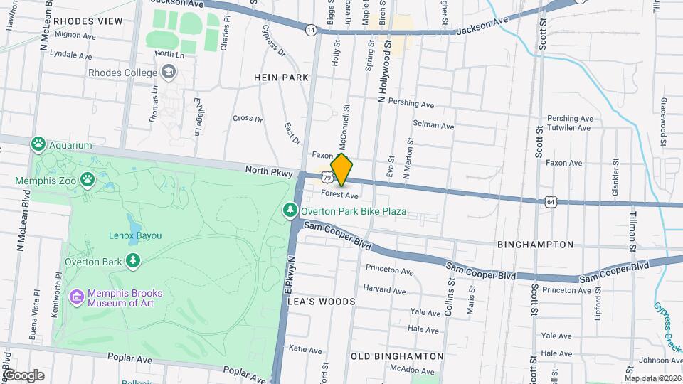 2406 Forest Ave Map and Location Details