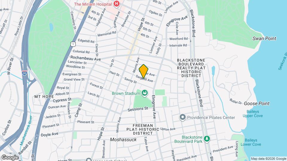 43 Sargent Ave Map and Location Details