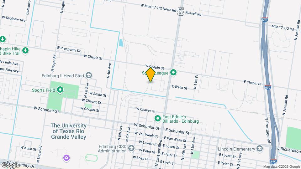 1215 White Oak Dr Map and Location Details