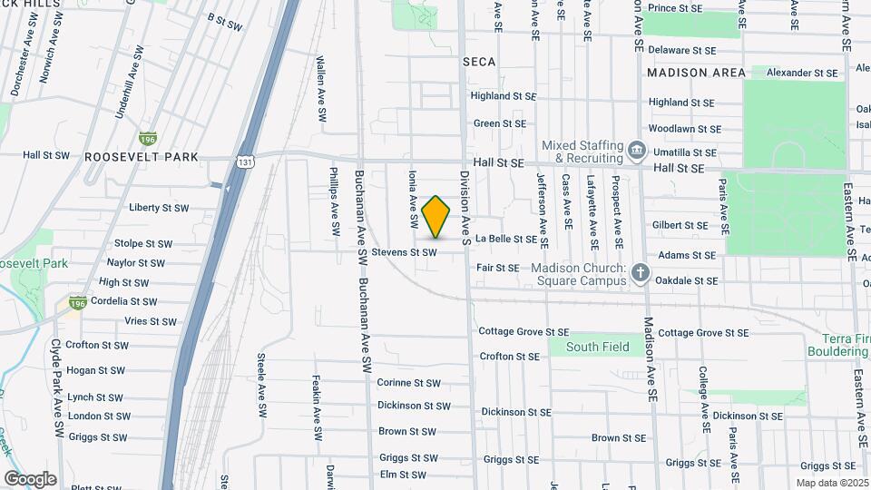 36 La Belle St SW Map and Location Details