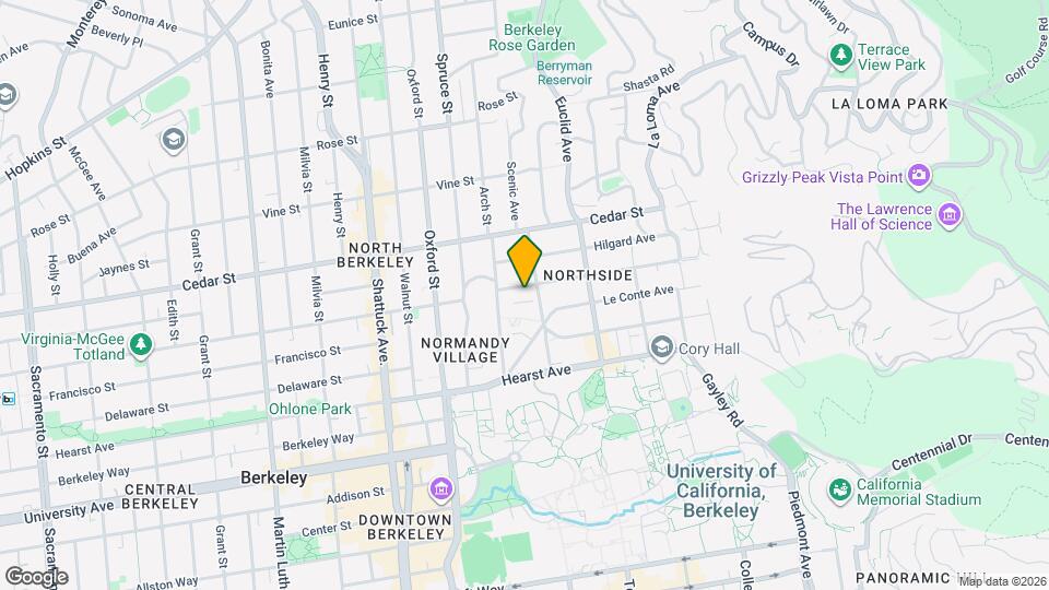 2366 Virginia St Map and Location Details