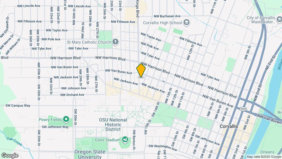 221 NW Kings Blvd Map and Location Details