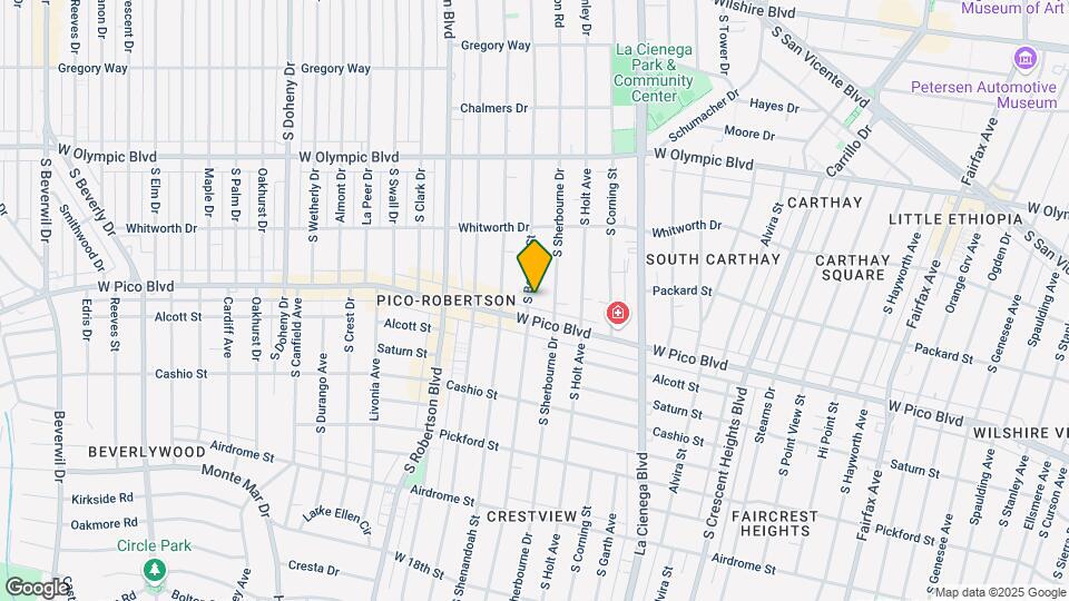 1228 S Bedford St Map and Location Details