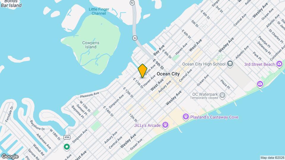 1027 Simpson Ave, Unit 1027A Map and Location Details