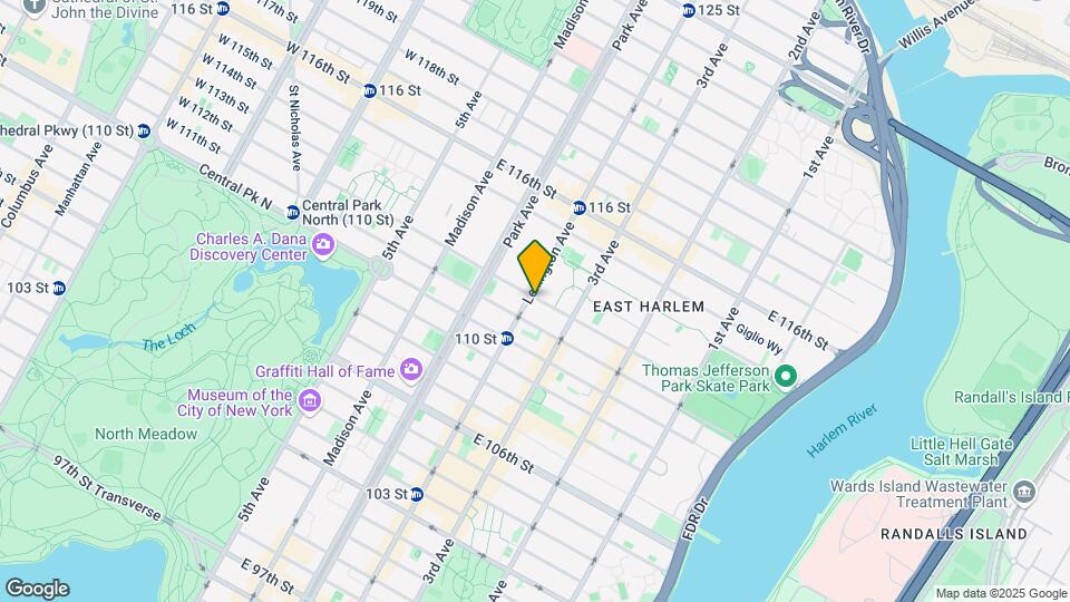 1801 Lexington Ave Mapa y Detalles de la Ubicación