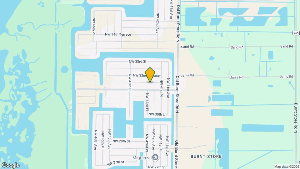4206 NW 32nd St Map and Location Details