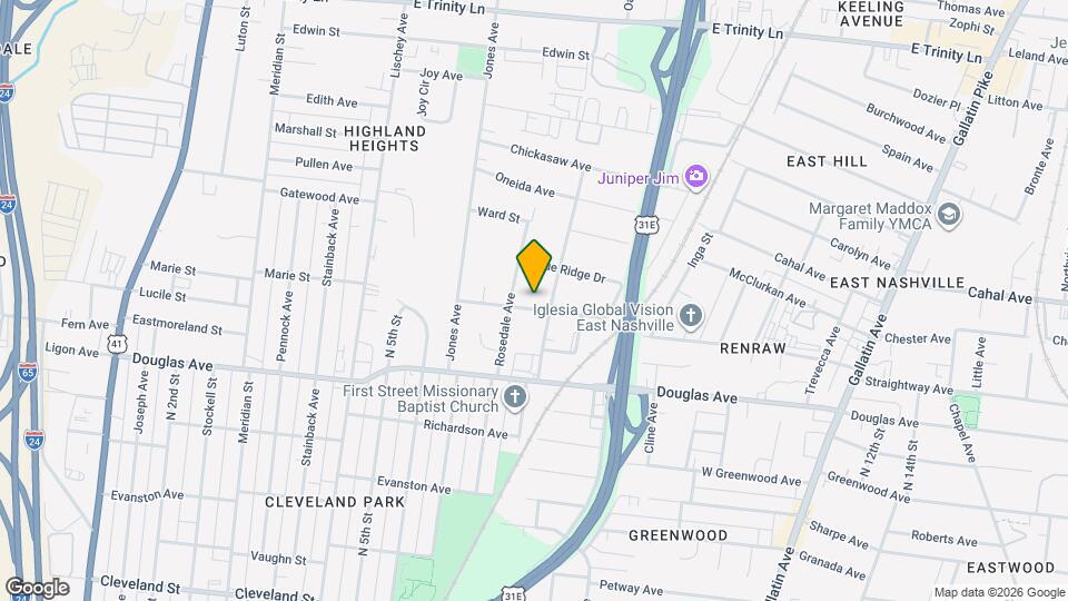 809 Crockett St Map and Location Details