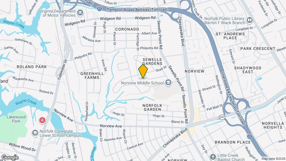 6388 Partridge St Mapa y Detalles de la Ubicación