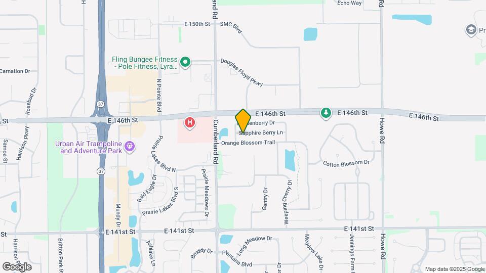 9915 Sapphire Berry Ln Map and Location Details