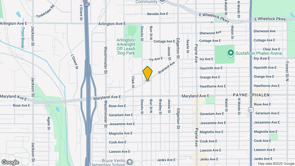 476 Brainerd Ave Map and Location Details