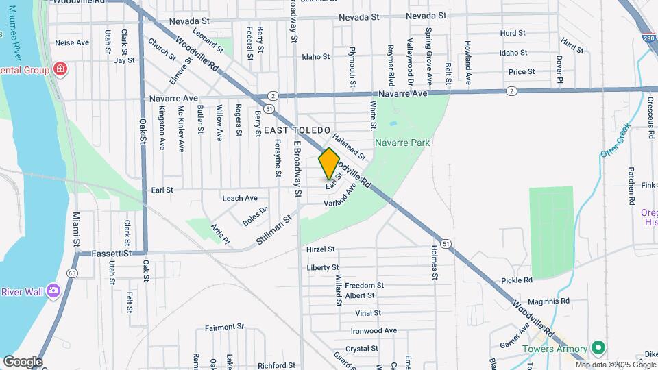 1119 Earl St Map and Location Details