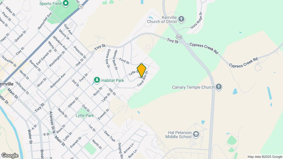 1316 Carol Ann Dr Map and Location Details