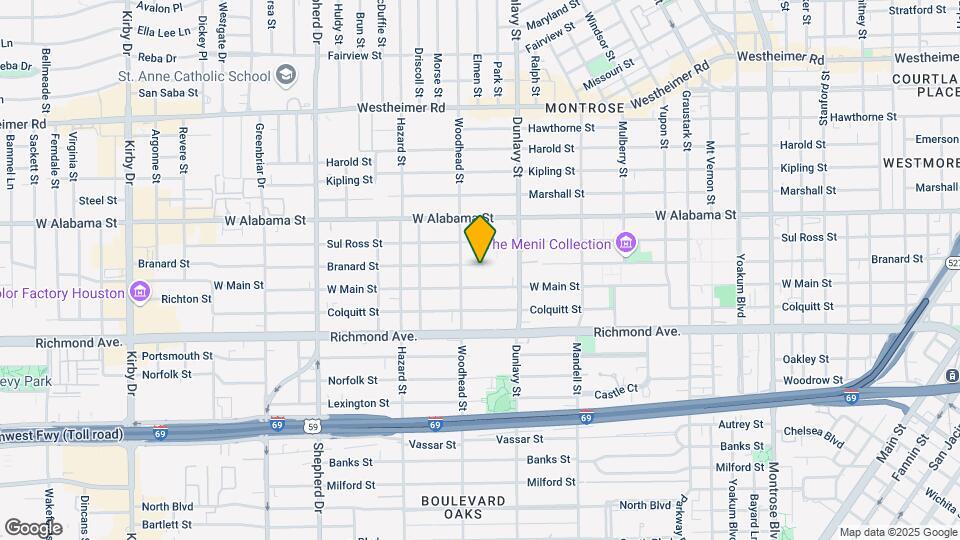 1739 Branard St Map and Location Details