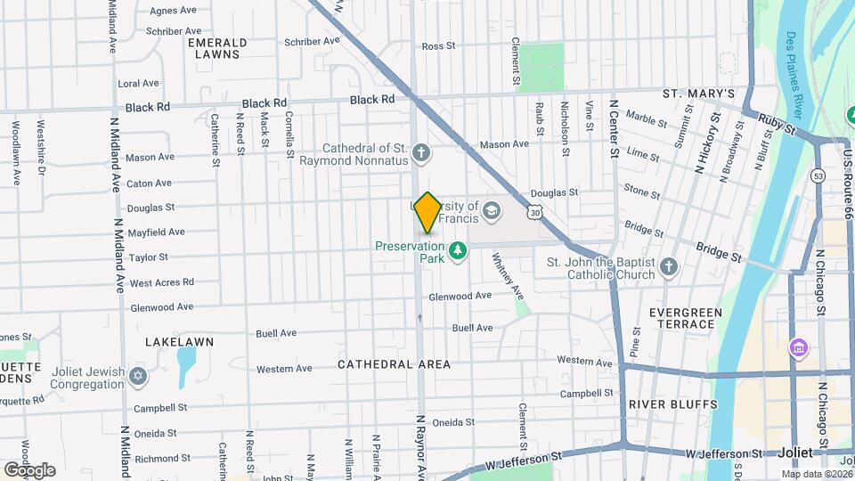 719 Taylor St Map and Location Details