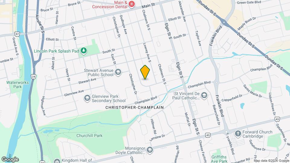 121-127 Dudhope Av Map and Location Details