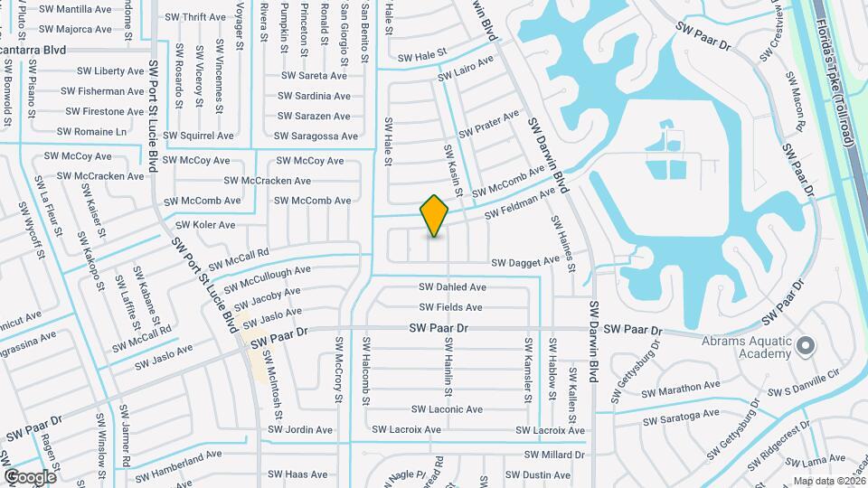 3849 SW McKim St Map and Location Details