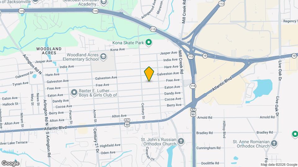 8740 Free Ave Map and Location Details