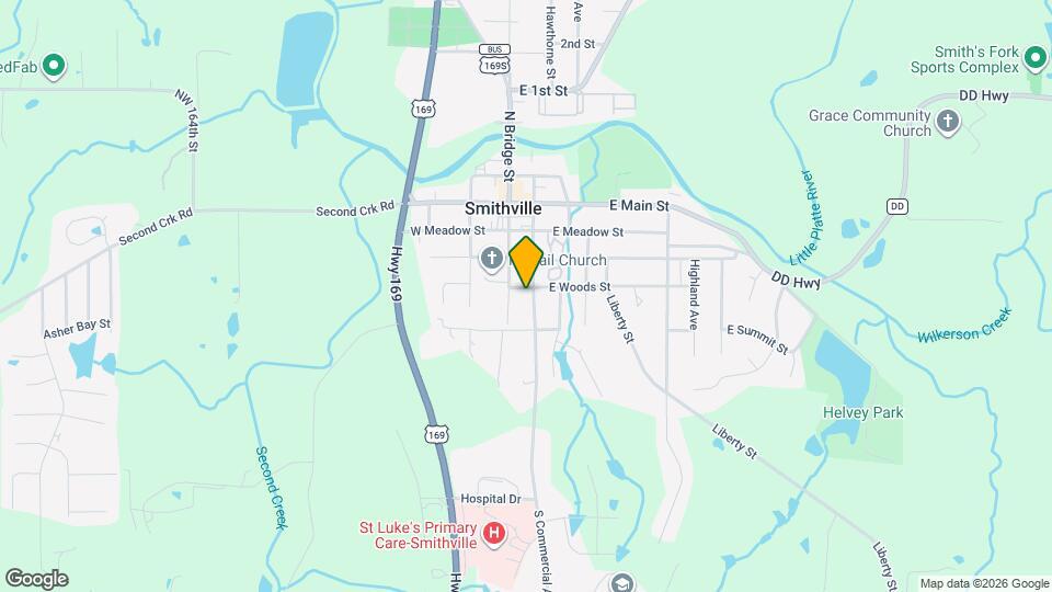 402 S Commercial Ave Map and Location Details