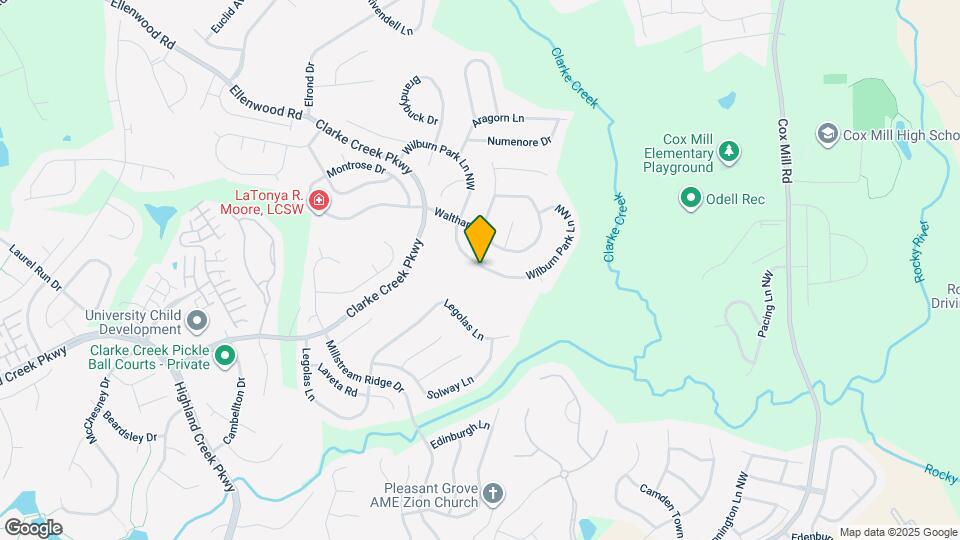 1754 Wilburn Park Ln NW Map and Location Details
