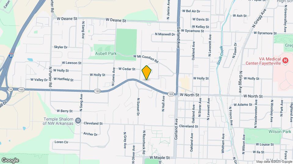 1390 W Wedington Dr Map and Location Details