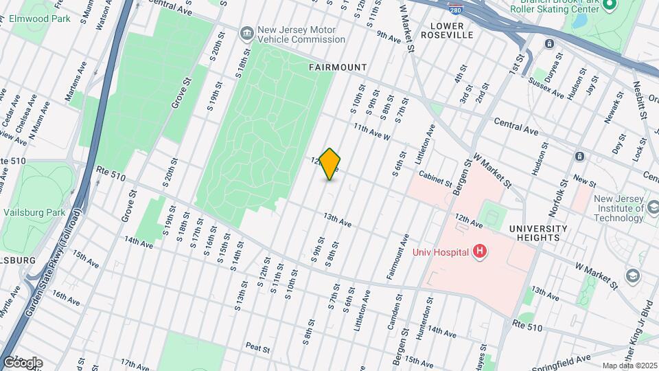 260 S 10th St Map and Location Details