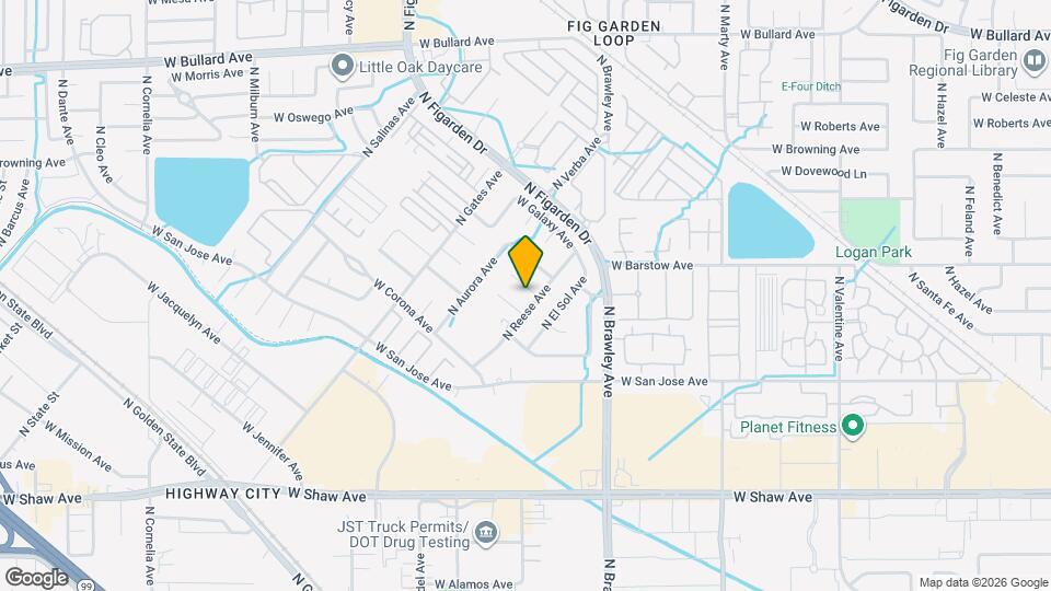 4145 W Capitola Ave Map and Location Details