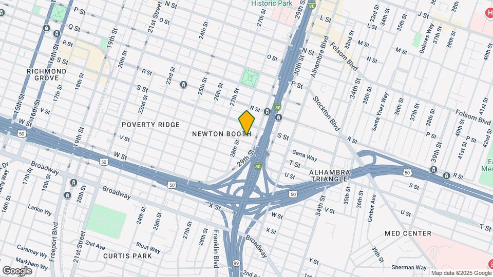 2815 T St Map and Location Details