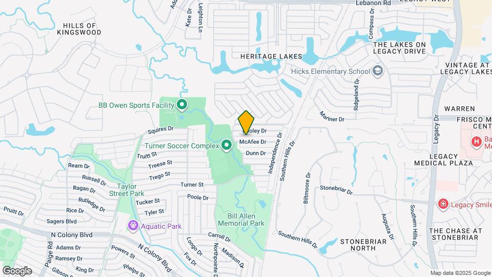 6018 McAfee Dr Map and Location Details