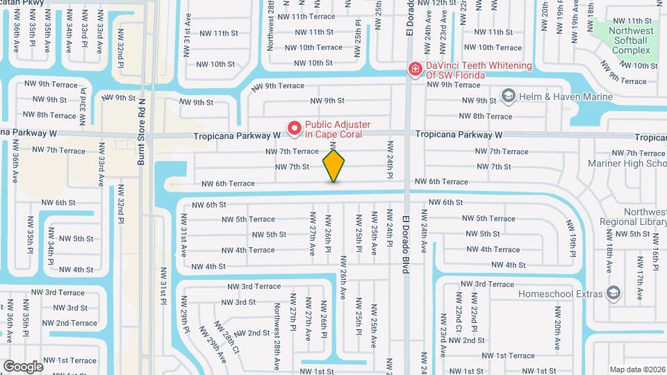 2540 NW 6th Terrace Map and Location Details