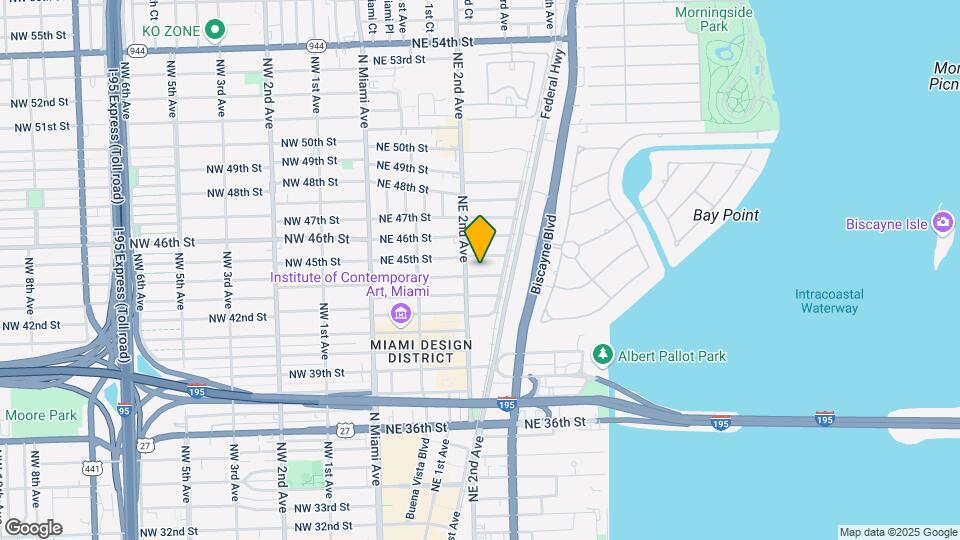 221 NE 44th St Map and Location Details