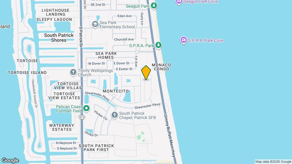 657 Clearwater Ave Map and Location Details