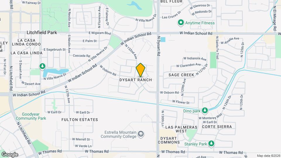 13157 W Clarendon Ave Map and Location Details