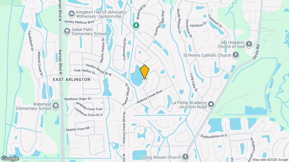 12621 Blue Lagoon Trail Map and Location Details