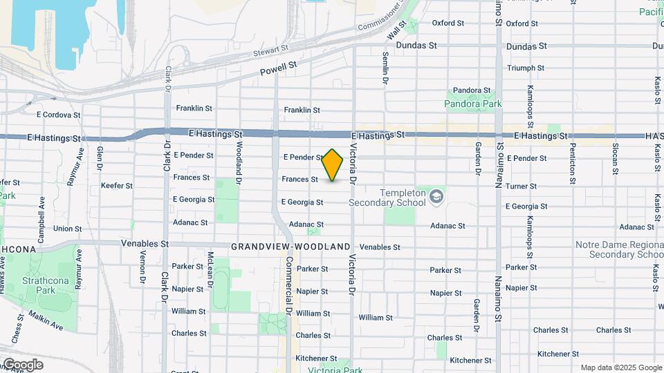 1856 Frances St Map and Location Details