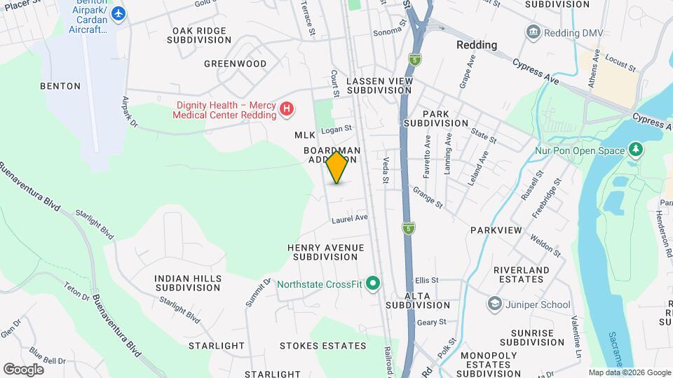 1825 Roanoke Ave Map and Location Details