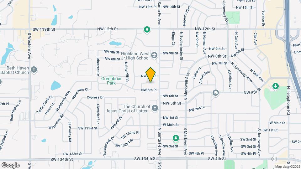1116 NW 7th St Map and Location Details
