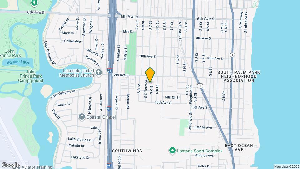 1225 S C St Map and Location Details