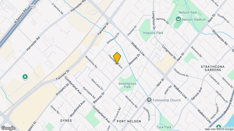 608 Thornwood Ave Map and Location Details