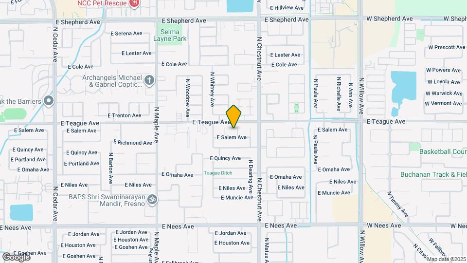 8437 N Recreation Ave Map and Location Details