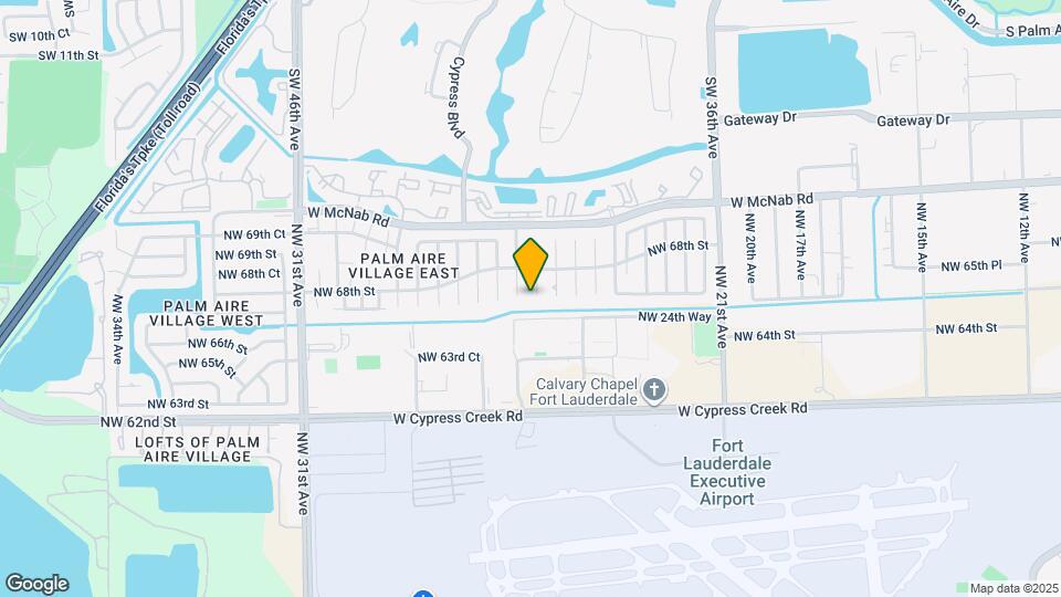 6711 NW 26th Way Map and Location Details