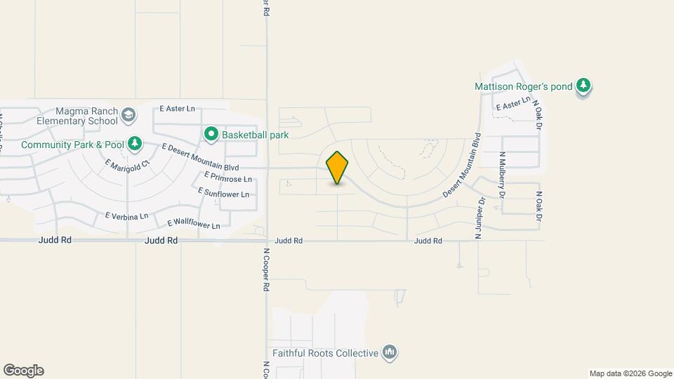 12168 E Sunflower Ln Mapa y Detalles de la Ubicación