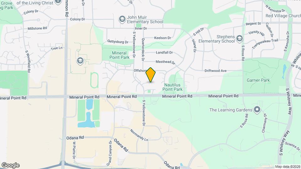 6302 Mineral Point Rd Mapa y Detalles de la Ubicación