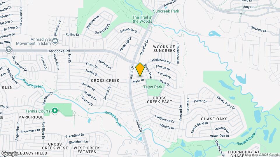 1017 Bass Dr Map and Location Details