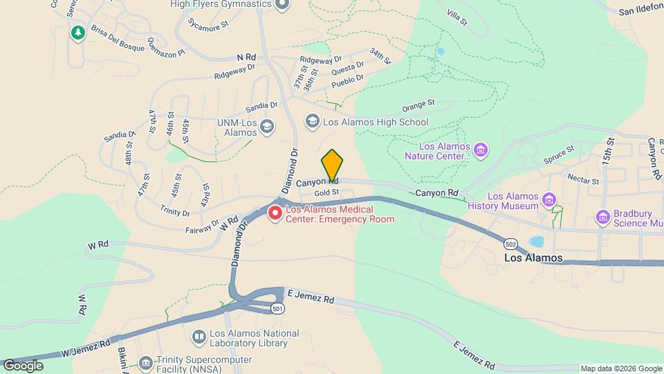 3706 Gold St Map and Location Details