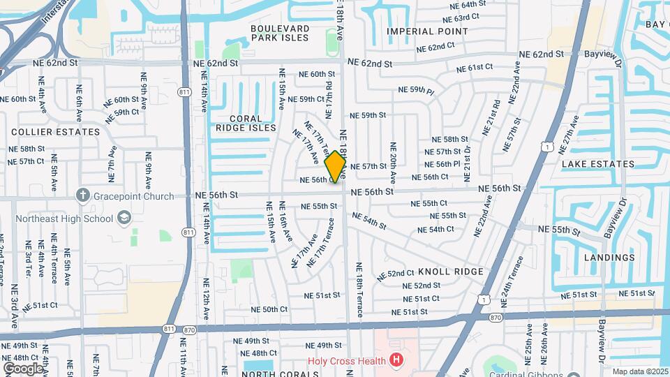 1741 NE 56th St Map and Location Details