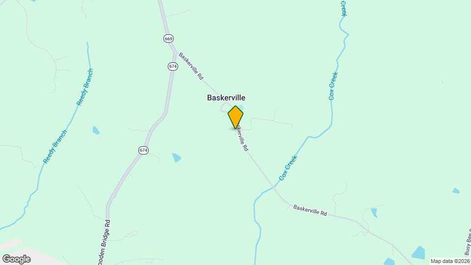 4093 Baskerville Rd Map and Location Details